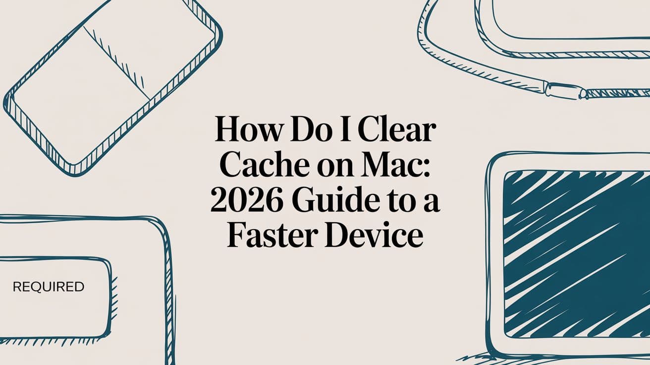 Mac guide cover for clearing browser and system cache.