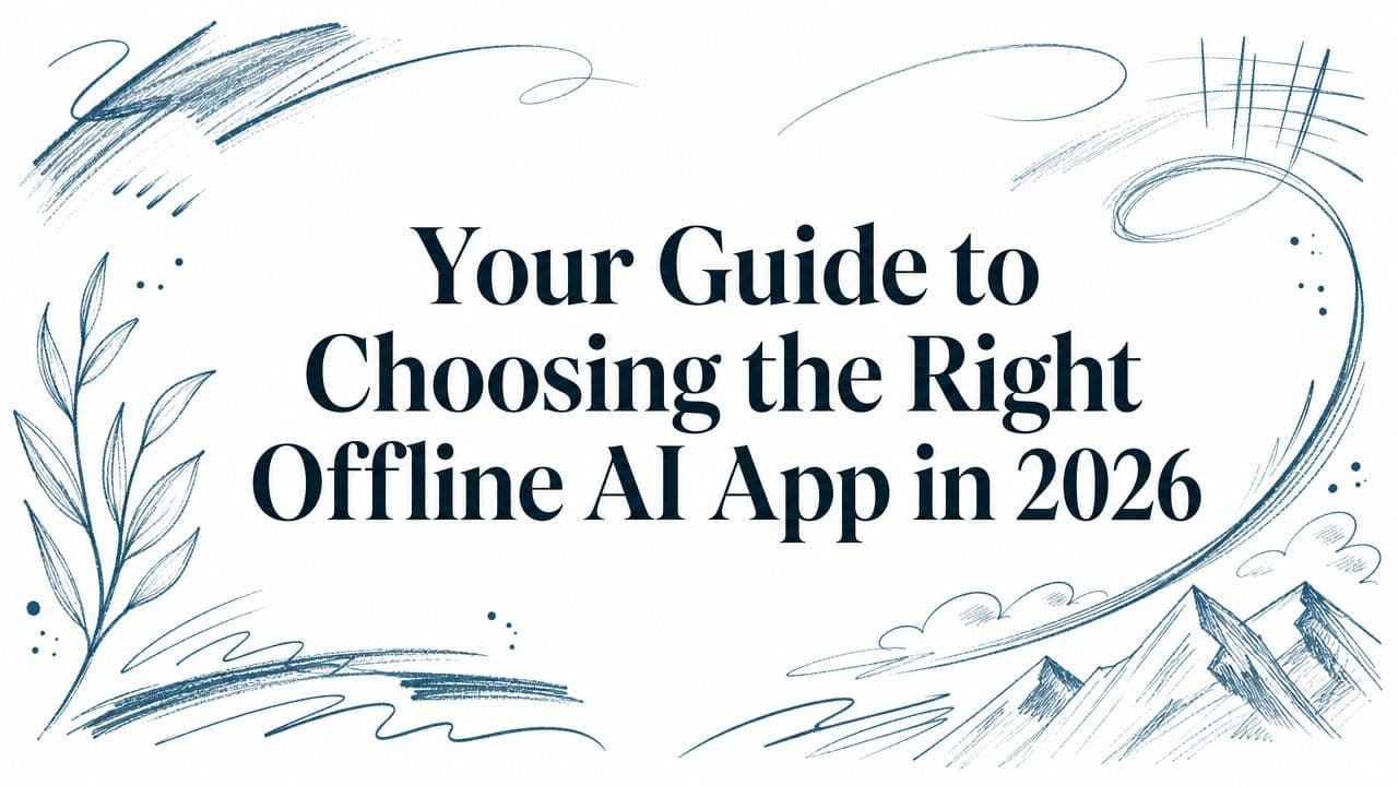 Your Guide to Choosing the Right Offline AI App in 2026