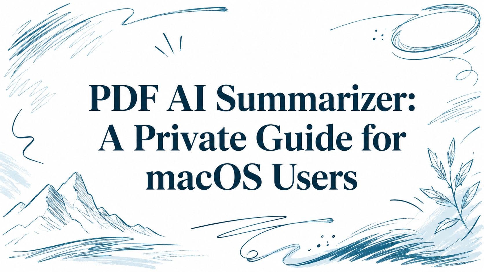 PDF AI Summarizer: A Private Guide for macOS Users
