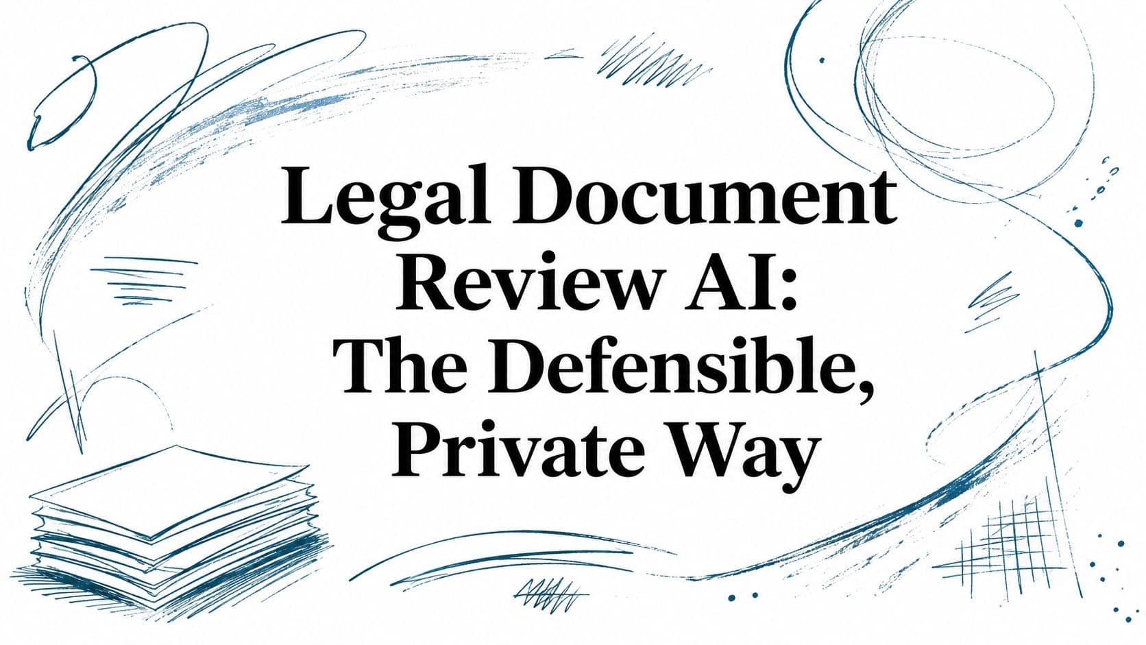 Legal Document Review AI: The Defensible, Private Way