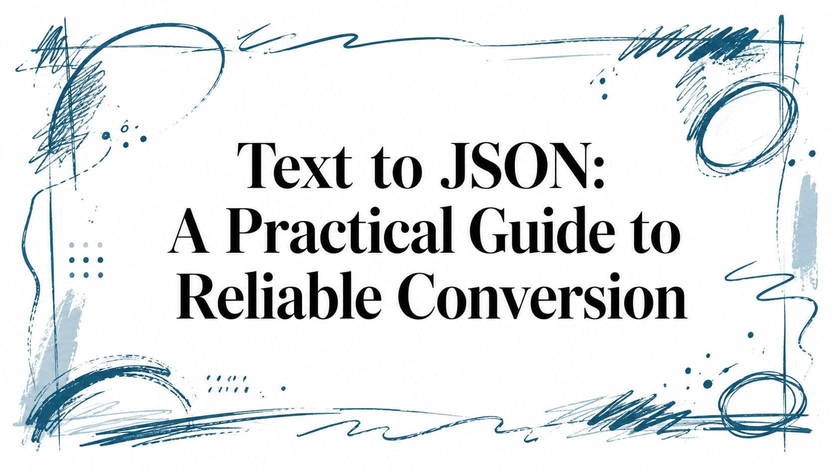 Text to JSON: A Practical Guide to Reliable Conversion