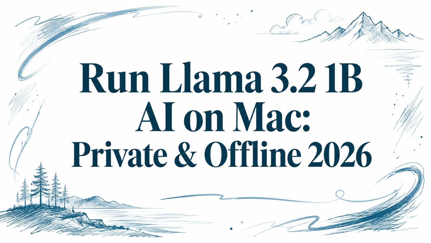 Run Llama 3.2 1B AI on Mac: Private & Offline 2026