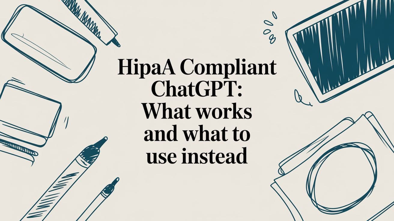HIPAA Compliant ChatGPT: What Works and What to Use Instead